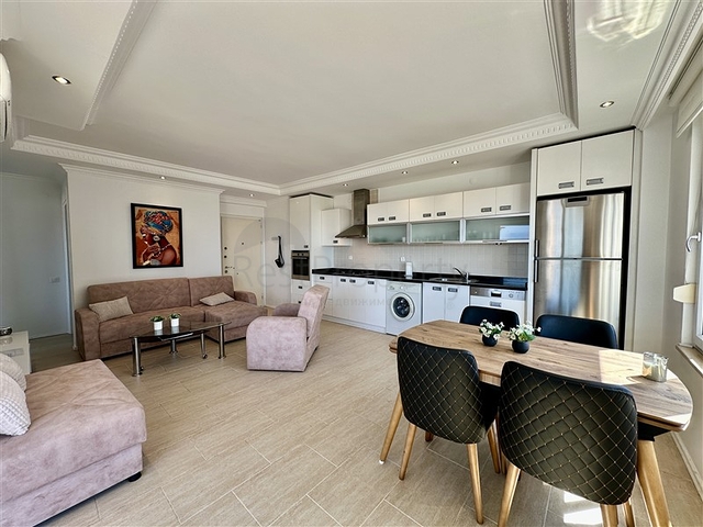 1+1 Sea-View Apartment in Cikcilli, Alanya — Fully Furnished