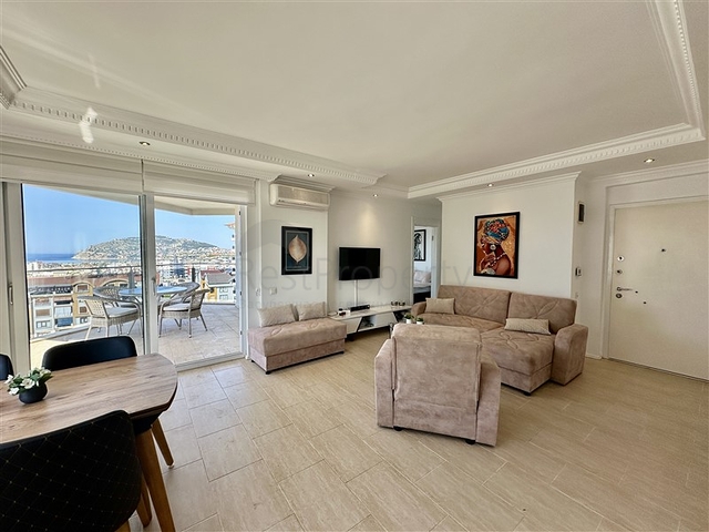 1+1 Sea-View Apartment in Cikcilli, Alanya — Fully Furnished