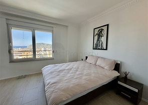 1+1 Sea-View Apartment in Cikcilli, Alanya — Fully Furnished