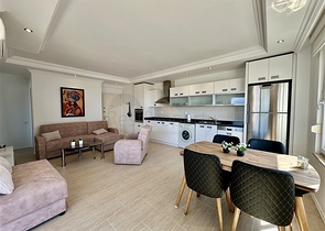 1+1 Sea-View Apartment in Cikcilli, Alanya — Fully Furnished