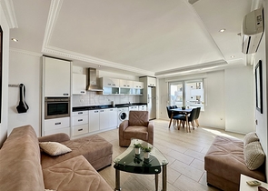 1+1 Sea-View Apartment in Cikcilli, Alanya — Fully Furnished