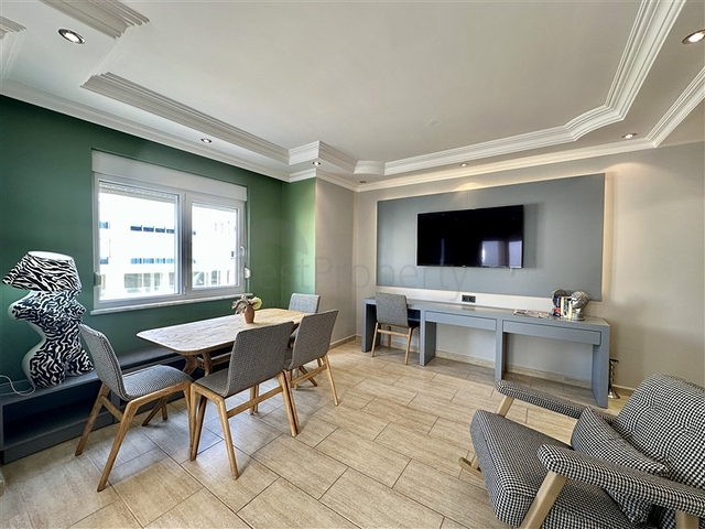 Furnished 2+1 Apartment in Oba, Alanya — 150 m from the Beach