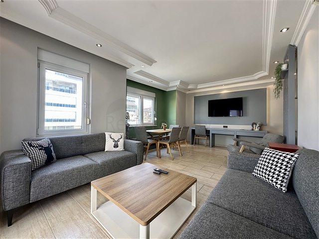 Furnished 2+1 Apartment in Oba, Alanya — 150 m from the Beach