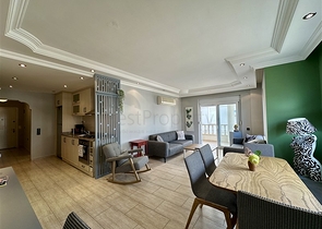 Furnished 2+1 Apartment in Oba, Alanya — 150 m from the Beach