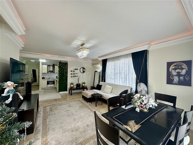 Furnished 1+1 Apartment in Cikcilli, Alanya — 700 m to the Sea