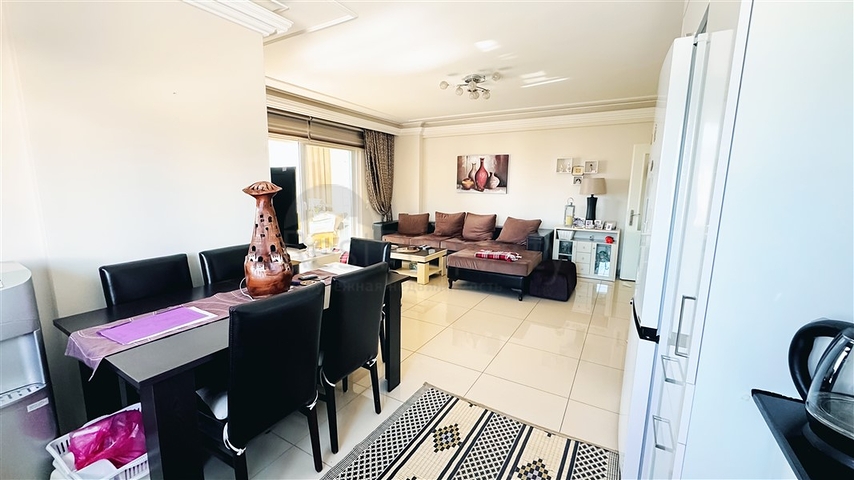 Furnished 2+1 Apartment in Alanya – Large Balcony & Rich Facilities