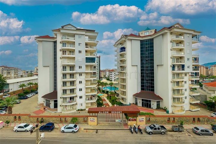 Furnished 2+1 Apartment in Alanya – Large Balcony & Rich Facilities