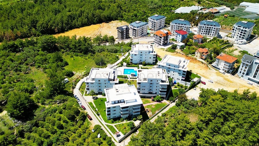 Furnished 2+1 Apartment in Oba, Alanya – Quiet Residential Area