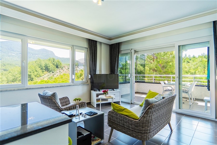 Furnished 2+1 Apartment in Oba, Alanya – Quiet Residential Area