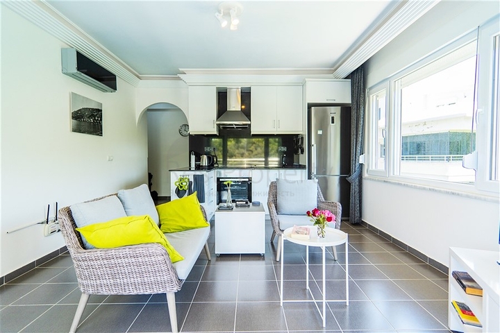 Furnished 2+1 Apartment in Oba, Alanya – Quiet Residential Area