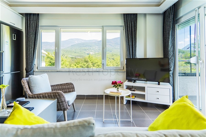 Furnished 2+1 Apartment in Oba, Alanya – Quiet Residential Area