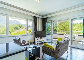 Furnished 2+1 Apartment in Oba, Alanya – Quiet Residential Area