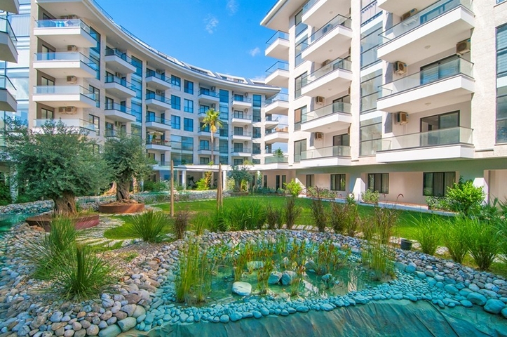 Spacious furnished 3+1 apartment with rich infrastructure in a modern residential complex