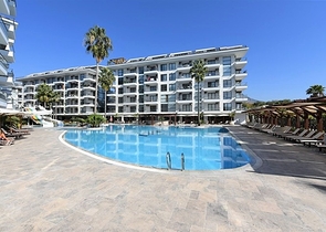 Spacious furnished 3+1 apartment with rich infrastructure in a modern residential complex