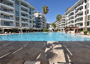 Spacious furnished 3+1 apartment with rich infrastructure in a modern residential complex