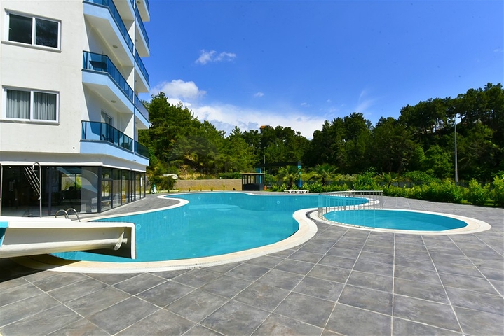 Cozy furnished 1+1 apartment in a modern complex with resort-level infrastructure