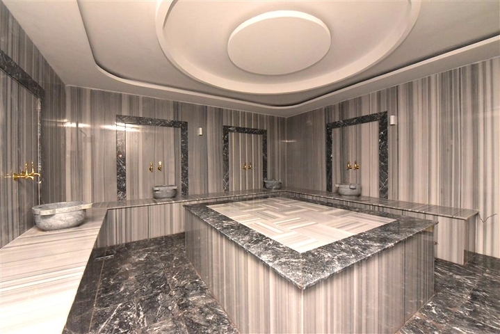 Cozy furnished 1+1 apartment in a modern complex with resort-level infrastructure