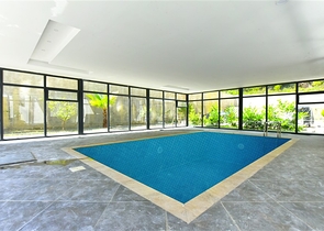 Cozy furnished 1+1 apartment in a modern complex with resort-level infrastructure