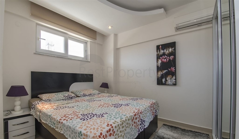 Spacious furnished 2+1 apartment 350 meters from the famous Cleopatra beach