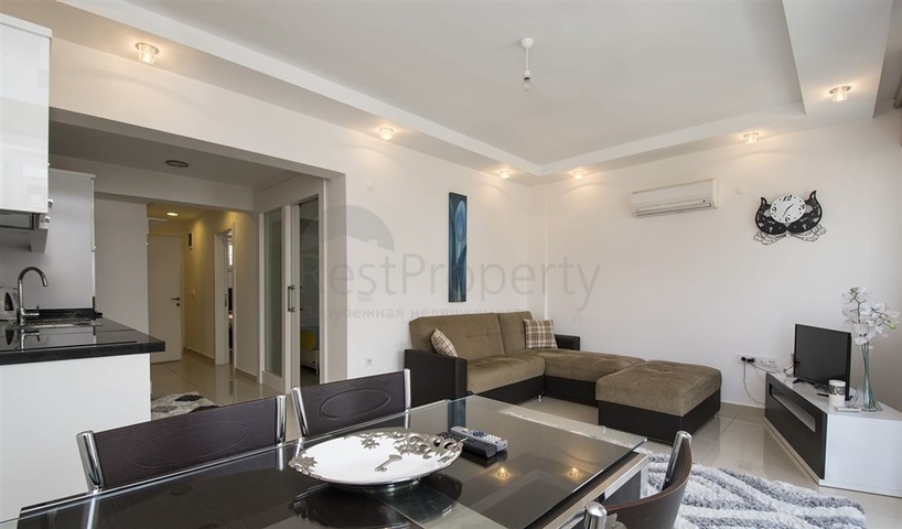 Spacious furnished 2+1 apartment 350 meters from the famous Cleopatra beach