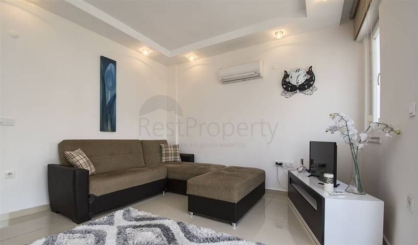 Spacious furnished 2+1 apartment 350 meters from the famous Cleopatra beach