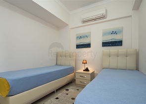 Spacious furnished 2+1 apartment 350 meters from the famous Cleopatra beach