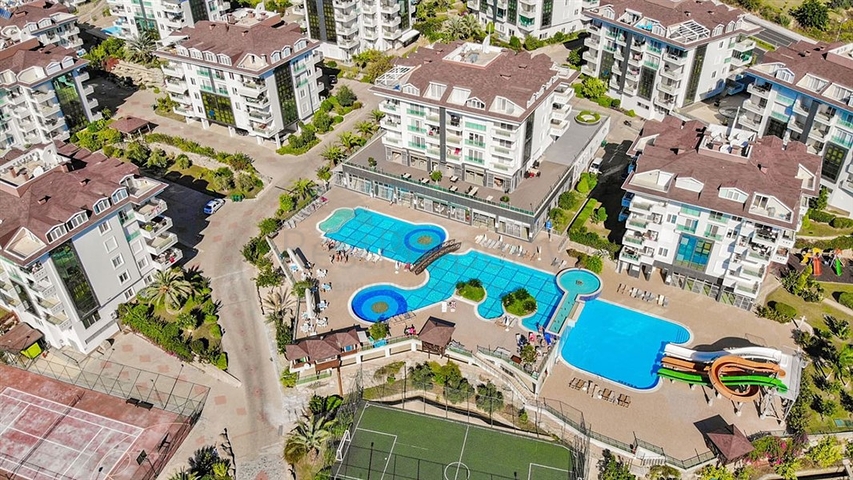 Furnished 1+1 Apartment in Cikcilli, Alanya – Rich Facilities