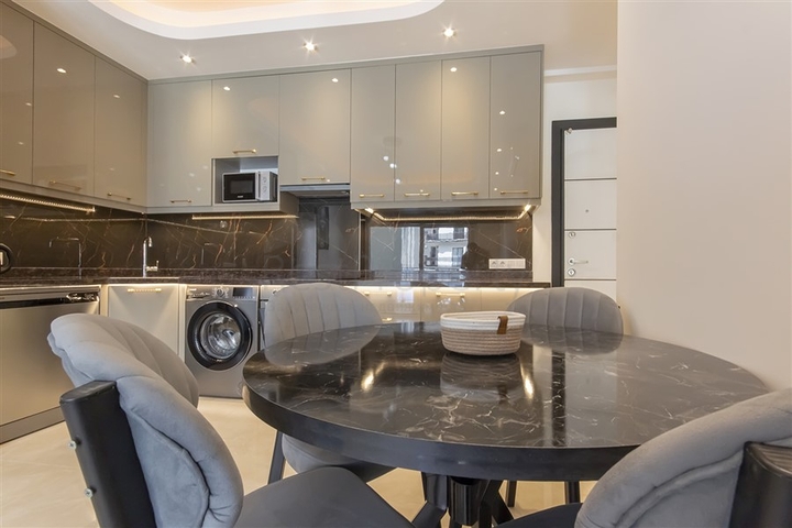 Furnished 1+1 Apartment in Mahmutlar – New 2024 Complex, 600 m Sea