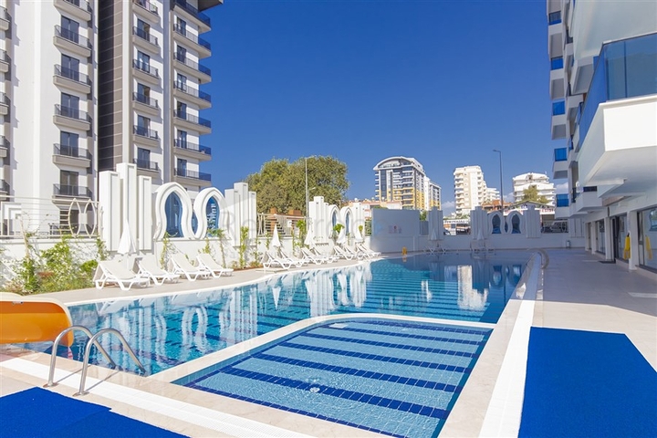 Furnished 1+1 Apartment in Mahmutlar – New 2024 Complex, 600 m Sea