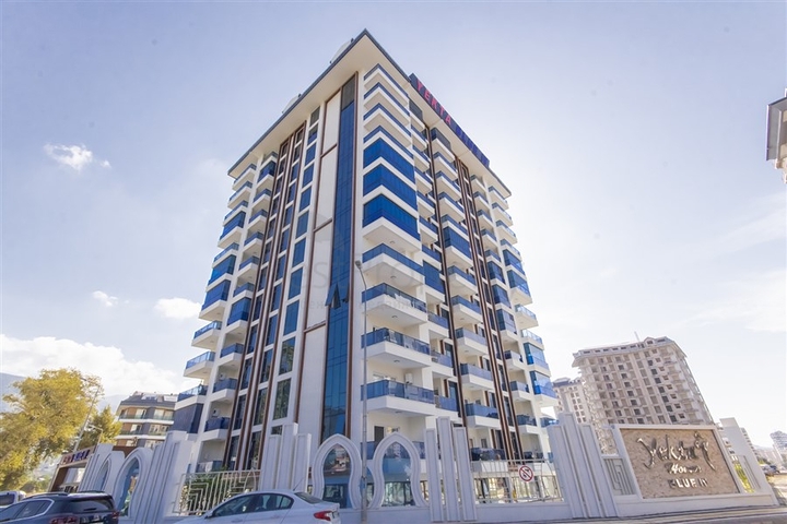 Furnished 1+1 Apartment in Mahmutlar – New 2024 Complex, 600 m Sea