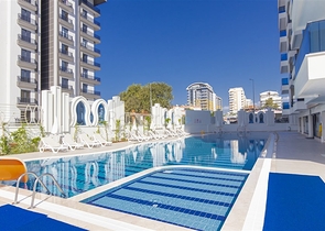 Furnished 1+1 Apartment in Mahmutlar – New 2024 Complex, 600 m Sea