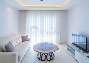 Modern 1+1 apartment in a residential complex with rich infrastructure by the sea