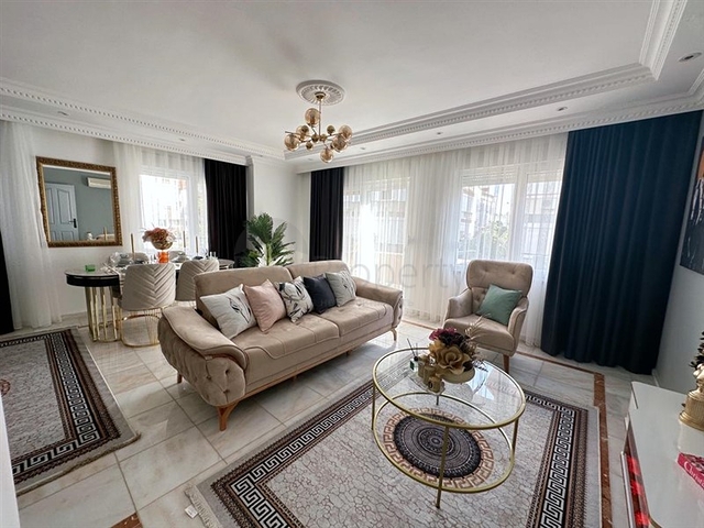 Furnished 2+1 Apartment in Oba, Alanya – 400 m to the Beach