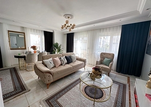 Furnished 2+1 Apartment in Oba, Alanya – 400 m to the Beach