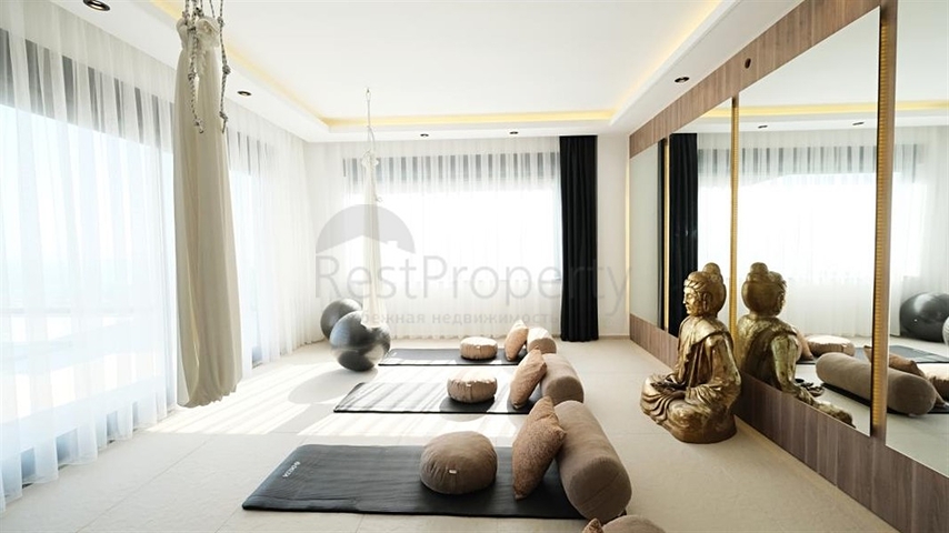 Modern villa with panoramic sea view in Alanya