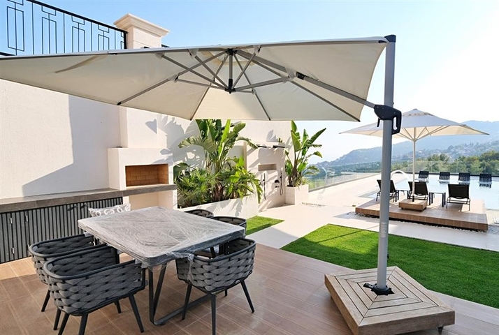 Modern villa with panoramic sea view in Alanya