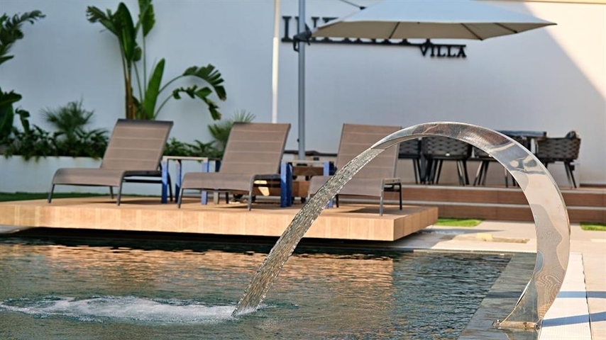 Modern villa with panoramic sea view in Alanya