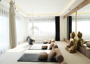 Modern villa with panoramic sea view in Alanya