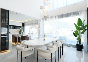 Modern villa with panoramic sea view in Alanya