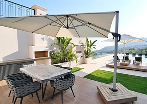 Modern villa with panoramic sea view in Alanya