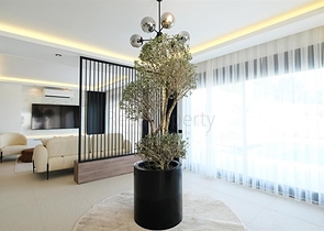 Modern villa with panoramic sea view in Alanya