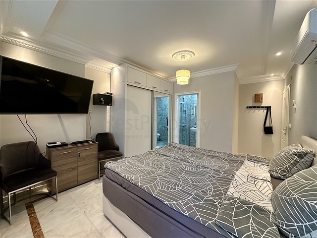 Furnished 2+1 Apartment in Oba, Alanya – 400 m to the Beach