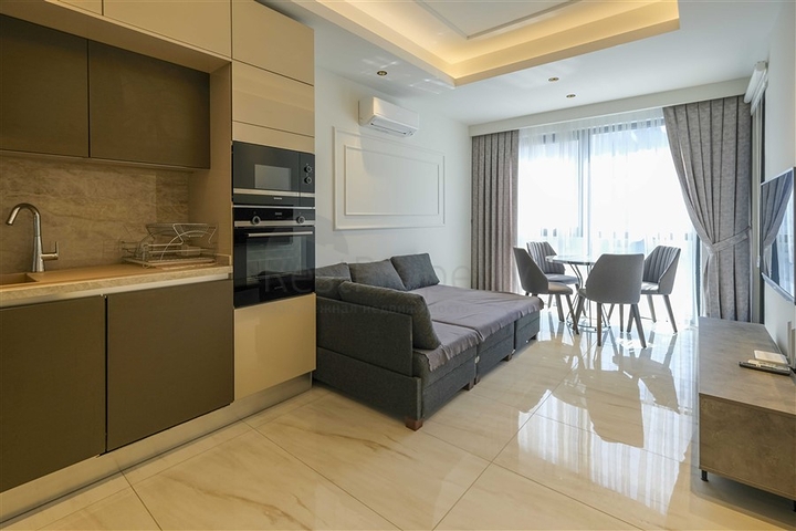 Sea-View 1+1 Apartment in Mahmutlar, Alanya – 50 m to the Beach