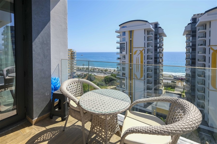 Sea-View 1+1 Apartment in Mahmutlar, Alanya – 50 m to the Beach