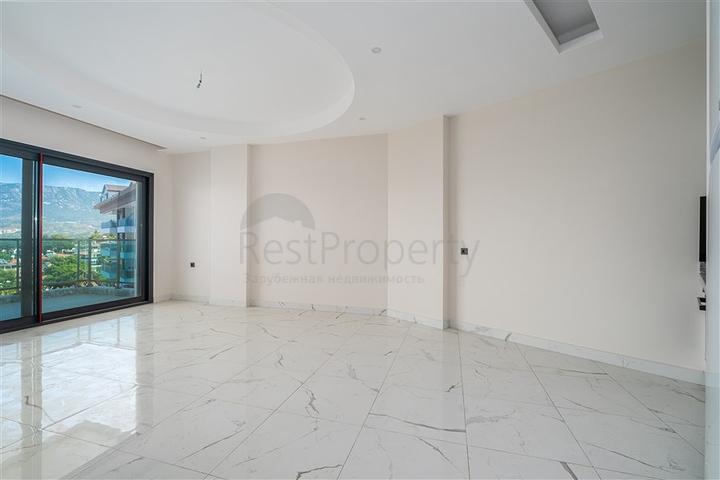 Modern 1+1 apartment with sea view just 100 meters from the beach
