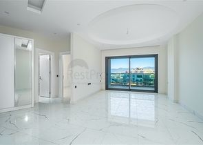 Modern 1+1 apartment with sea view just 100 meters from the beach