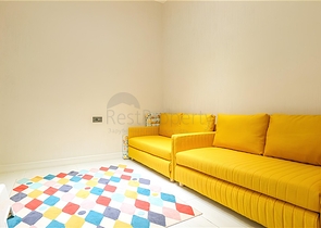 Luxury 3+1 apartment with garden in an elite complex by the sea