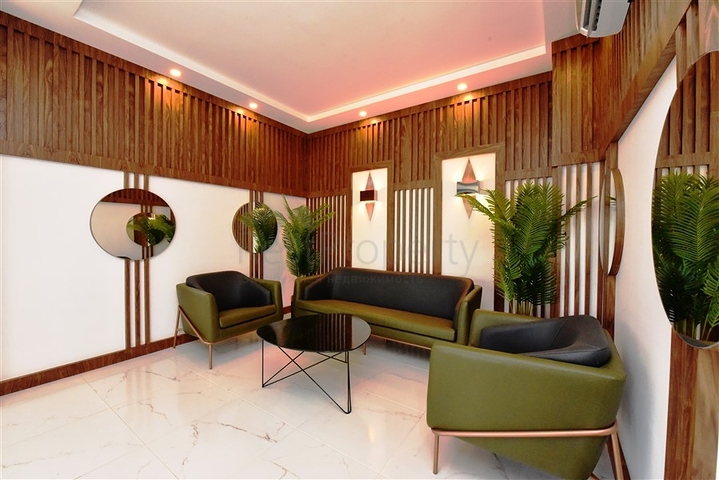 2+1 penthouse with terrace in a modern complex in Oba district