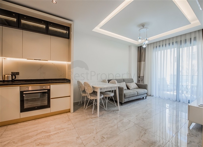 Modern 1+1 apartments in the very center of Alanya with full infrastructure