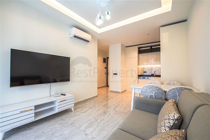 Modern 1+1 apartments in the very center of Alanya with full infrastructure